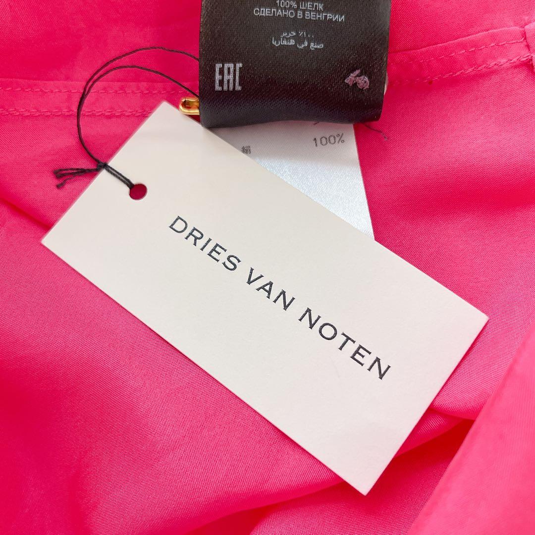 新品タグ付★DRIES VAN NOTEN★シルク100 シャツワンピース