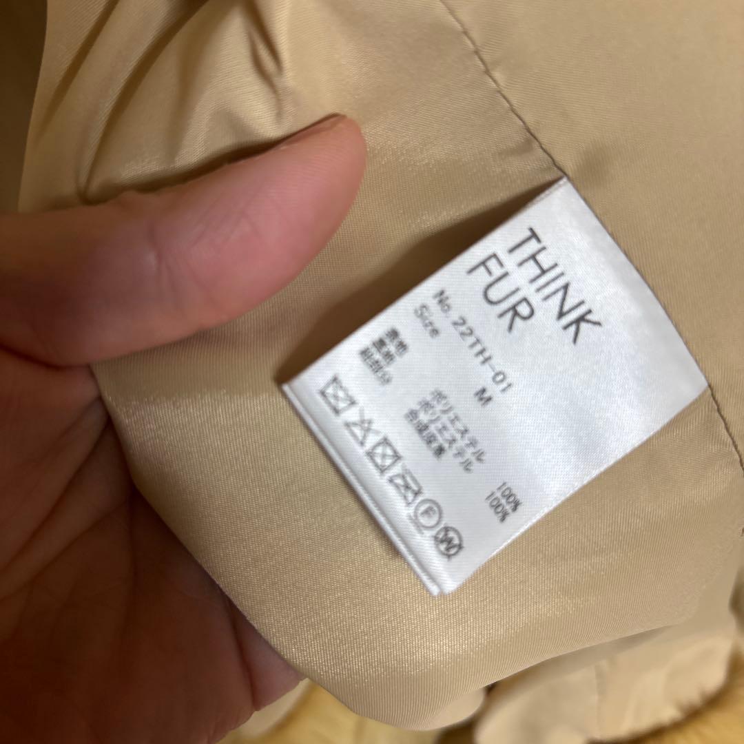 ジャケット・アウター THINK FUR/Rex Like Fur Cocoon coat/M