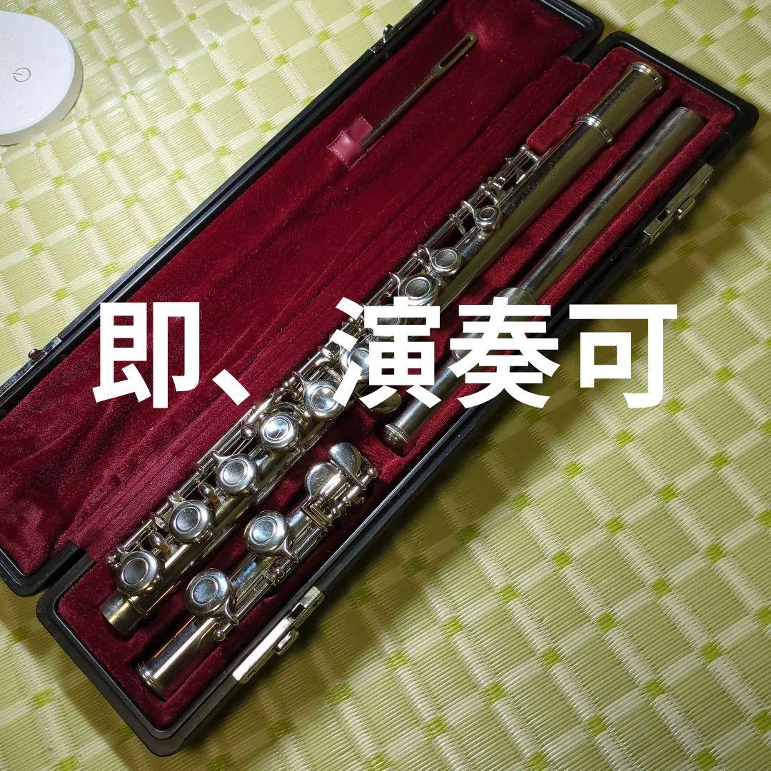 ヤマハフルート本体 YFL-211Ⅱ ケース・バッグ・掃除棒付き
