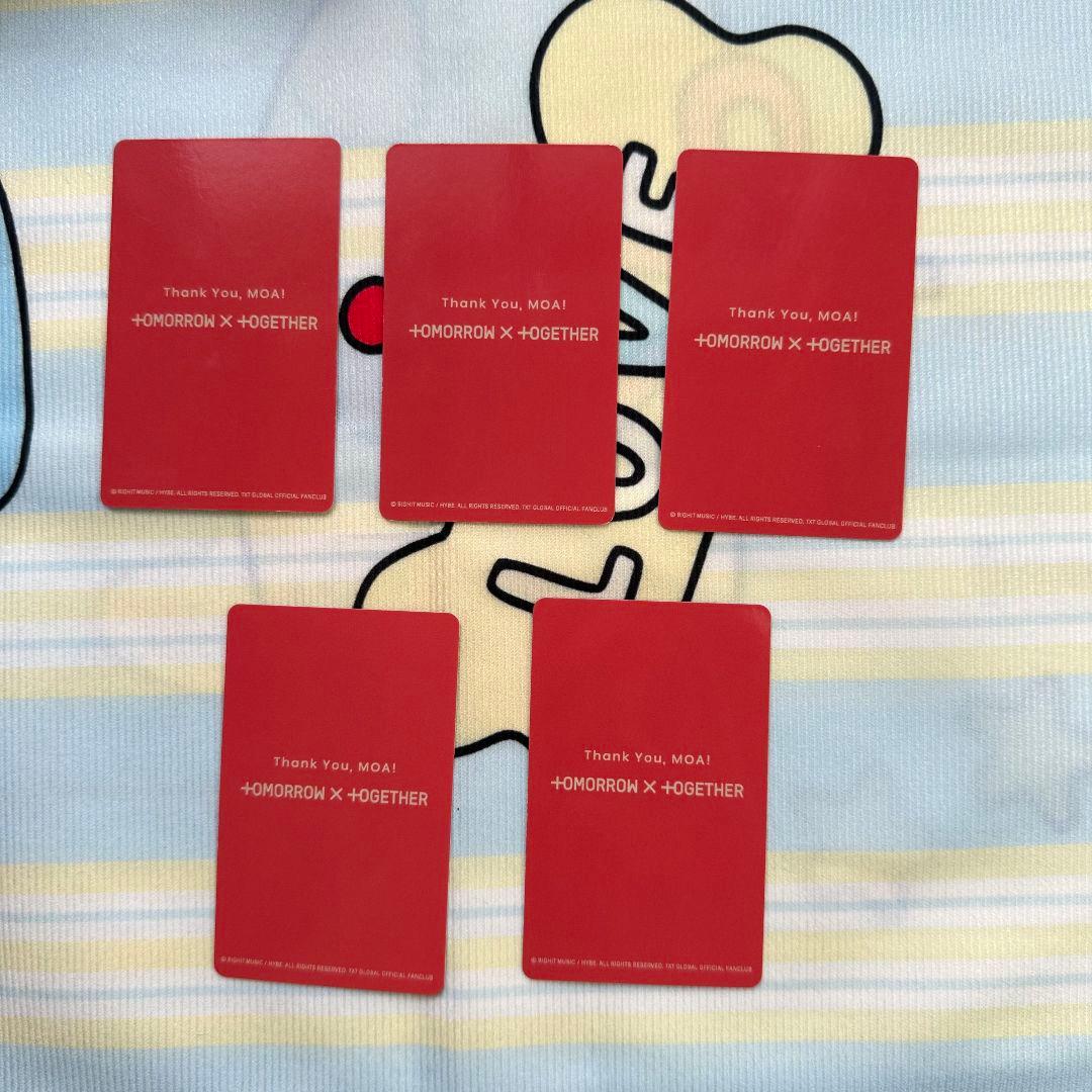 TXT moazone 日本公演 FC 特典 ペンミ トレカ 5枚