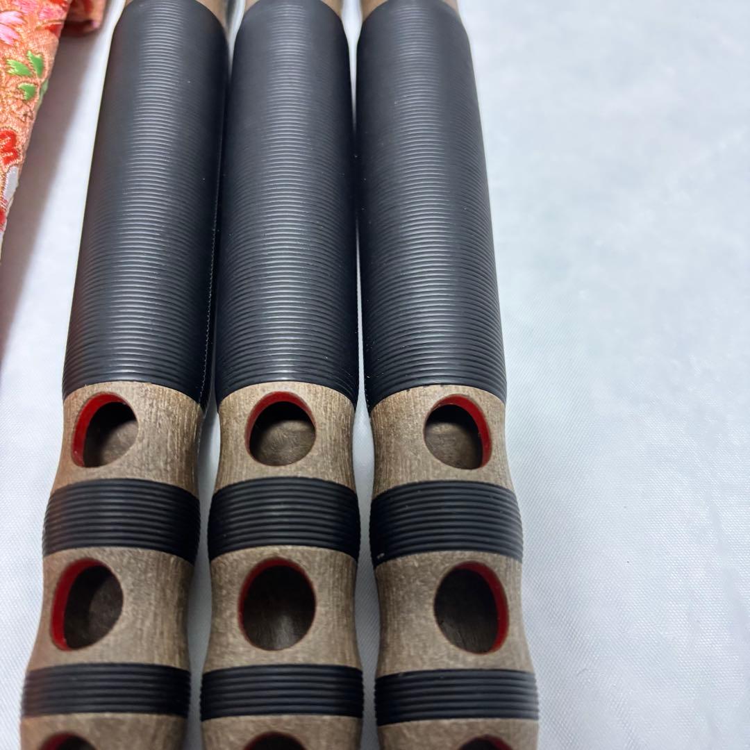 龍笛　雅楽　プラスチック製　3本セット