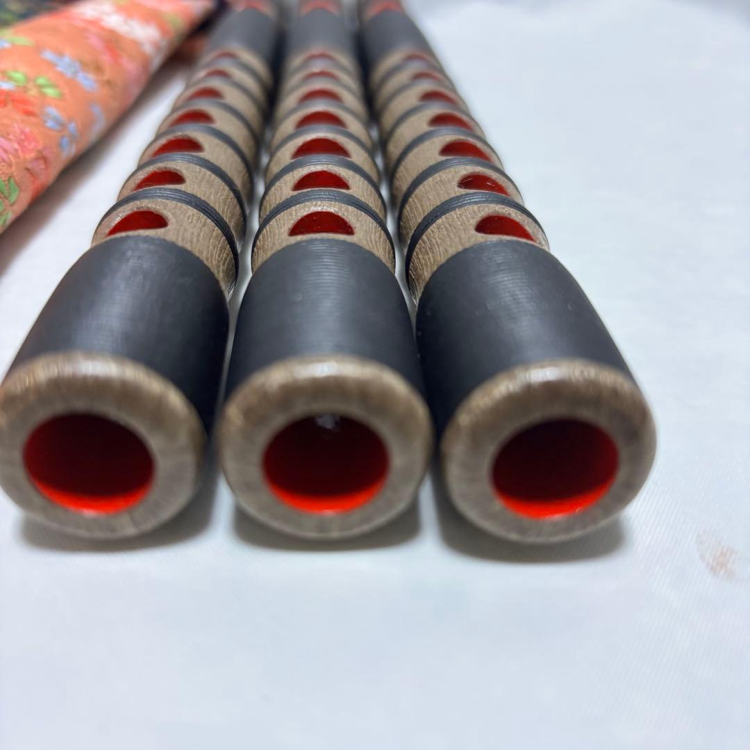 龍笛　雅楽　プラスチック製　3本セット