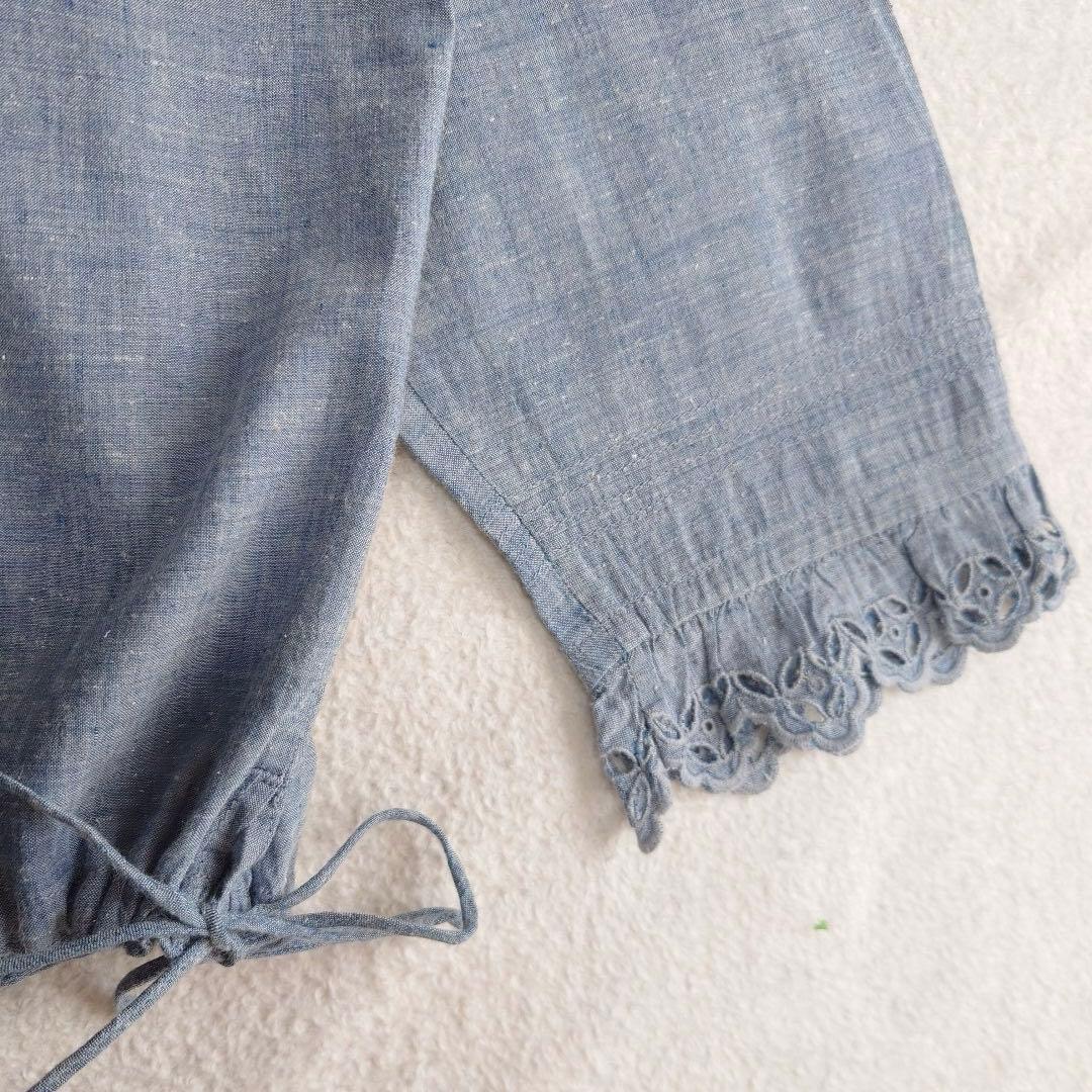 45R 藍インドカディdeTシャツ　45rpm