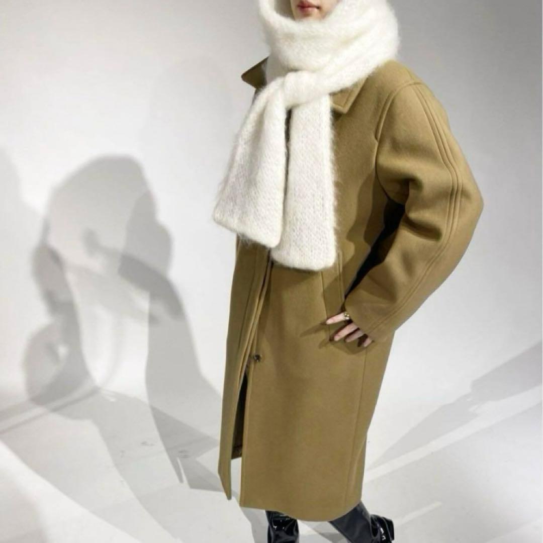 edit for lulu モヘア　フーデットマフラー