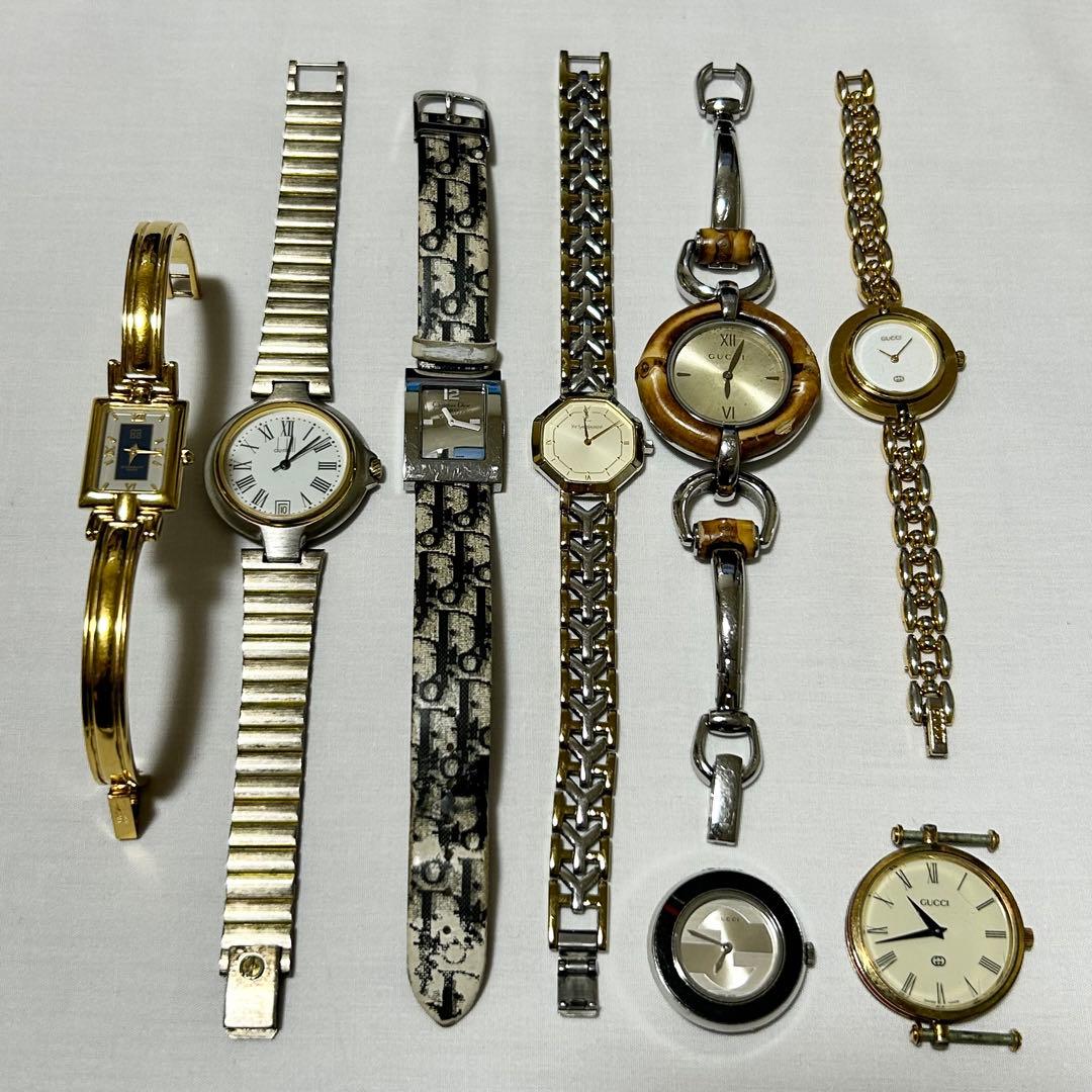 グッチ ディオール サンローラン ジバンシー ダンヒル 8個まとめ売り