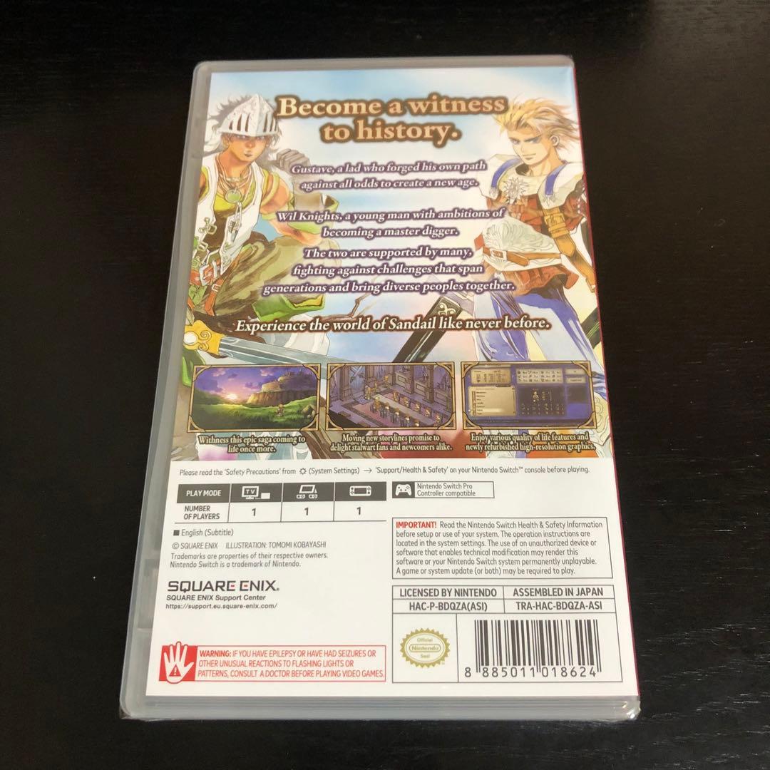 【新品】Switch サガフロンティア2 リマスター 海外版 輸入版