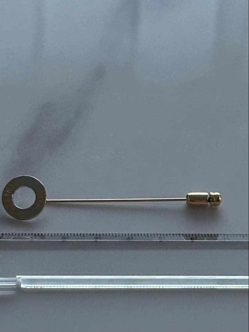 CELINE セリーヌ シルバー製 ゴールドトーン ピンブローチ