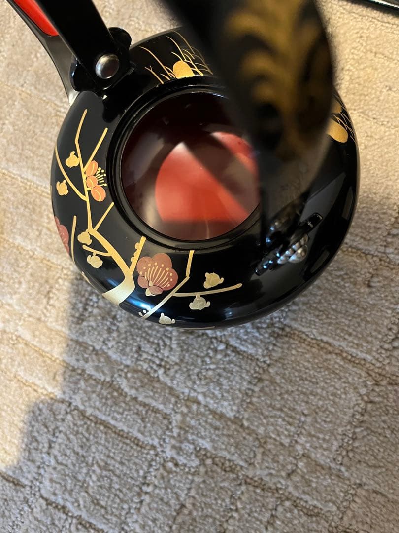 お屠蘇セット　漆塗り　蒔絵松竹梅　極上　輪島塗