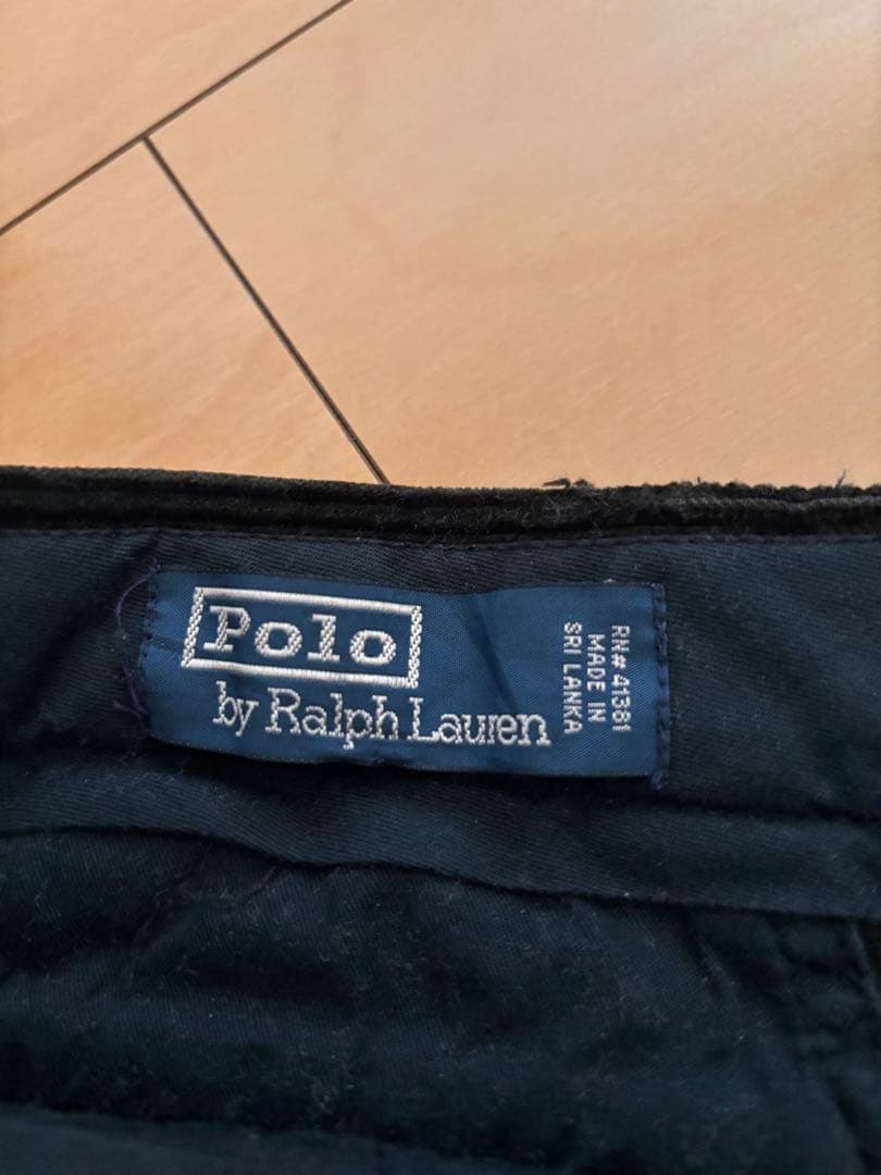 希少 ジップポケット ラルフローレン 太畝コーデュロイ カーゴパンツ