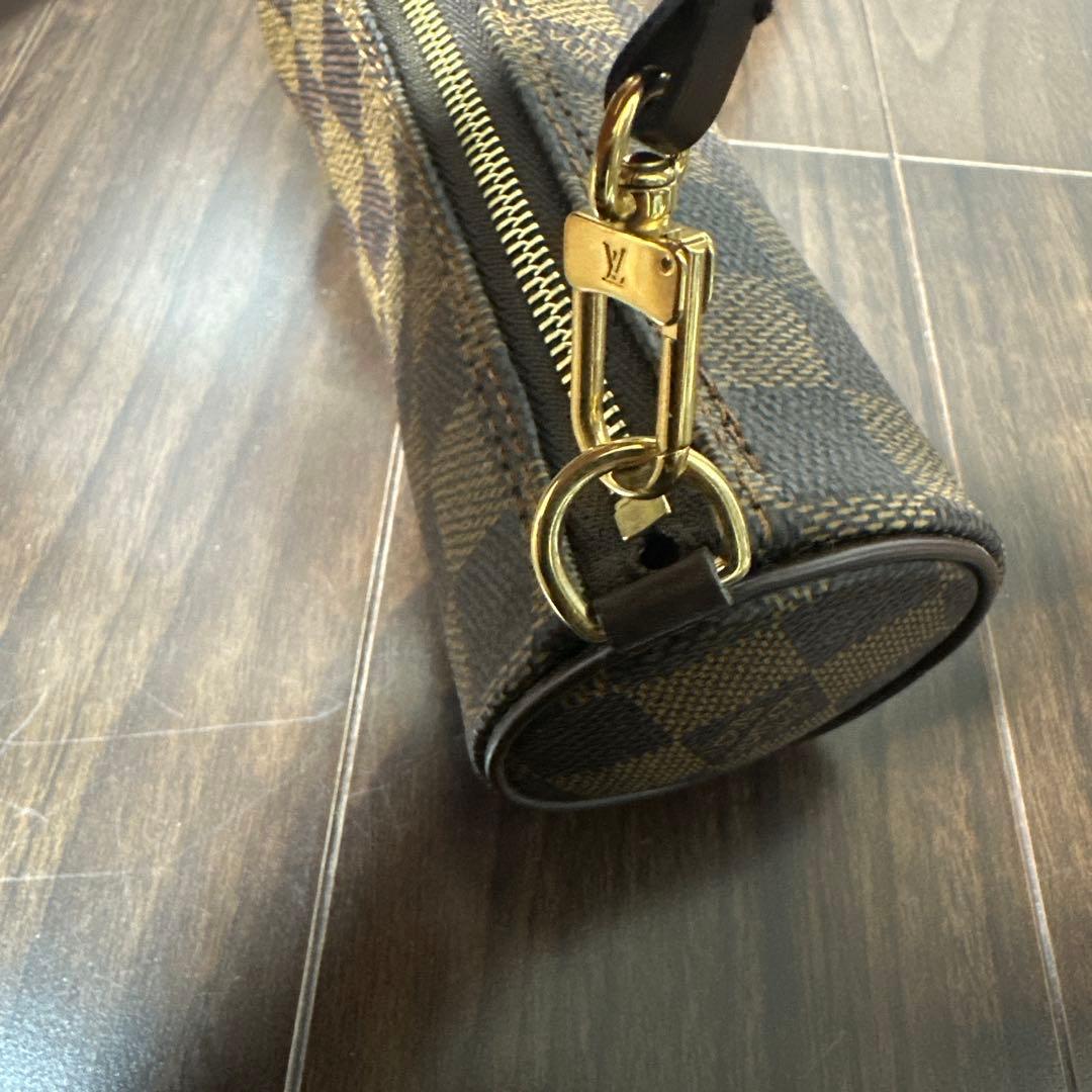 【美品】ルイヴィトン パピヨン30 ダミエ ポーチ付き