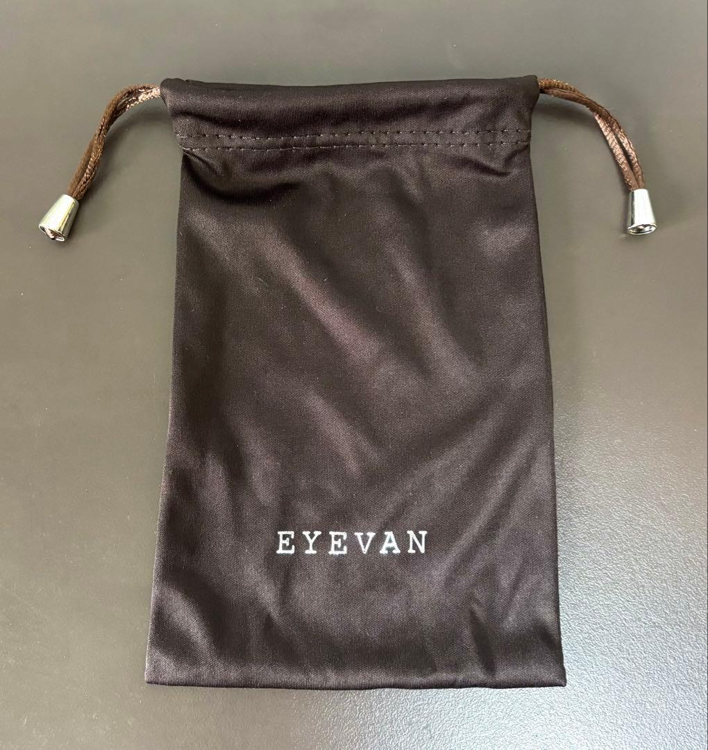 【EYEVAN】伊達メガネ 47サイズ Webb TORT