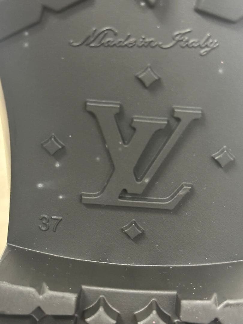 美品！Louis Vuitton ブラック ラバーブーツ　レインブーツ