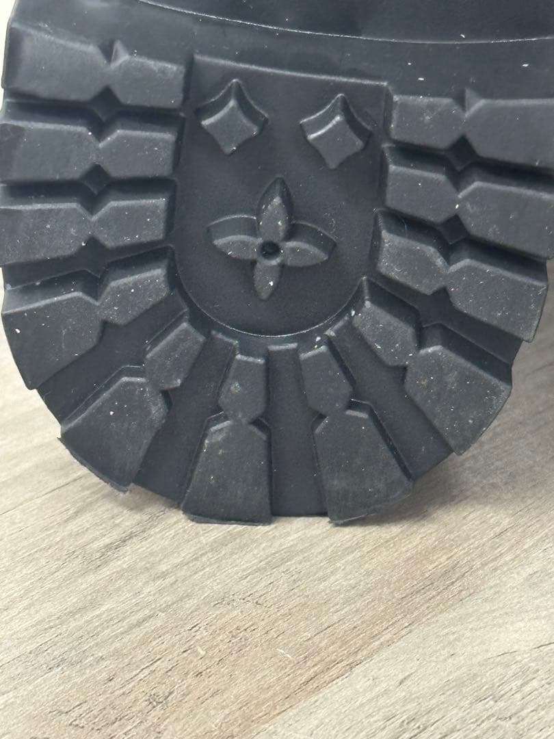 美品！Louis Vuitton ブラック ラバーブーツ　レインブーツ