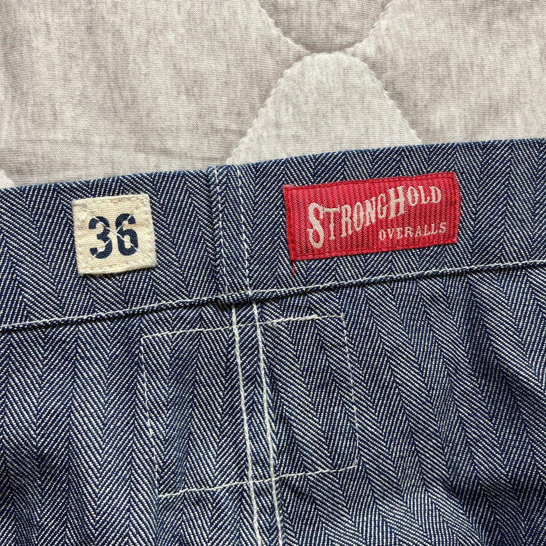 デニムオーバーオール ストロングホールド　36