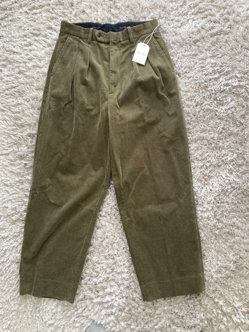 Steven Alan10Wニドムコーデュロイインツープリーツドレストラウザーズ