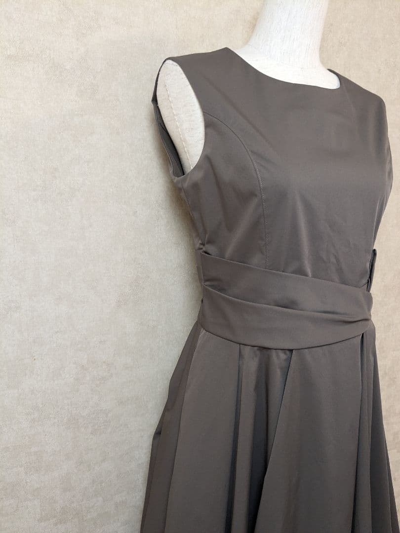 フォクシーニューヨーク ノースリーブワンピース グログランブーケ FOXEY