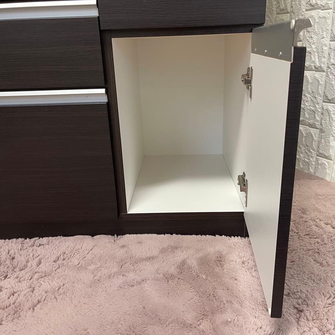 まゆママ✨ニトリ　レジューム120 ブラウン系　ソフトクローズ　美品