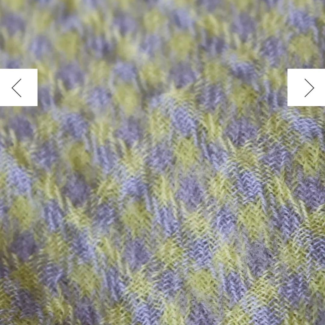 ICHI Antiquite's ウールガーゼギンガムチェックシャツ 新品未使用