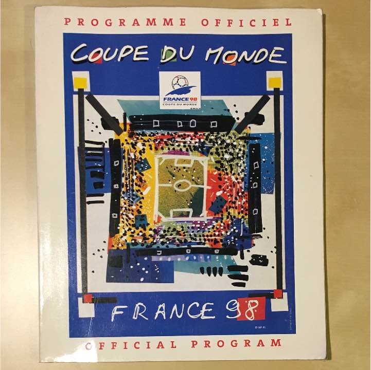 サッカーW杯 フランス大会 公式プログラム 現地版