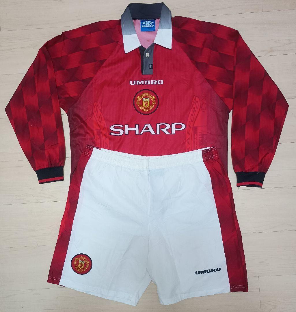 アンブロ　マンチェスターユナイテッド ベッカム　ユニフォーム上下セットumbro