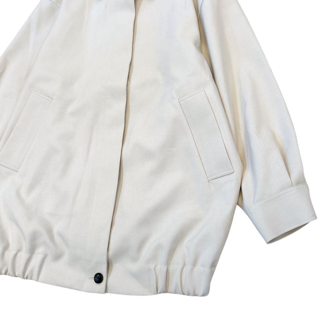 極美品 ミズイロインド ブルゾン ハリントンジャケット オーバーサイズ