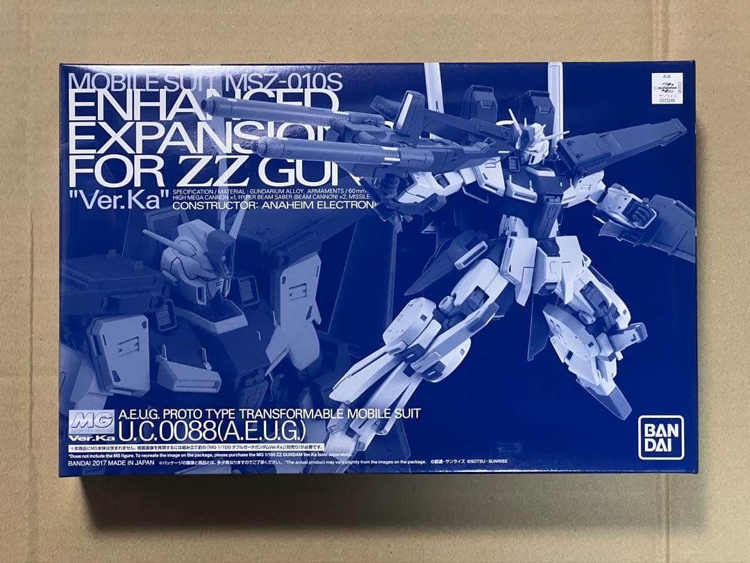 MG ダブルゼータガンダムVer．Kaプレミアムデカール付属