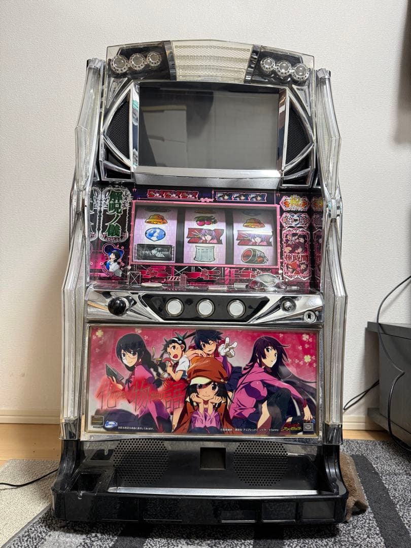 パチスロ実機 化物語 ヒロインパネル 送料込み