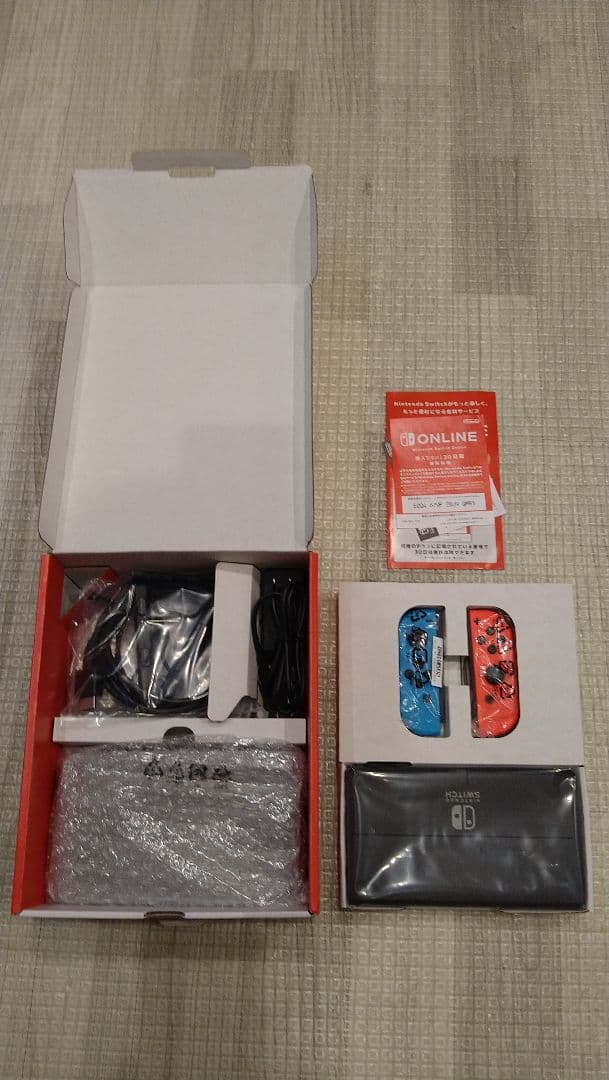 【美品】Nintendo Switch本体 有機EL 保証付（任天堂スイッチ）