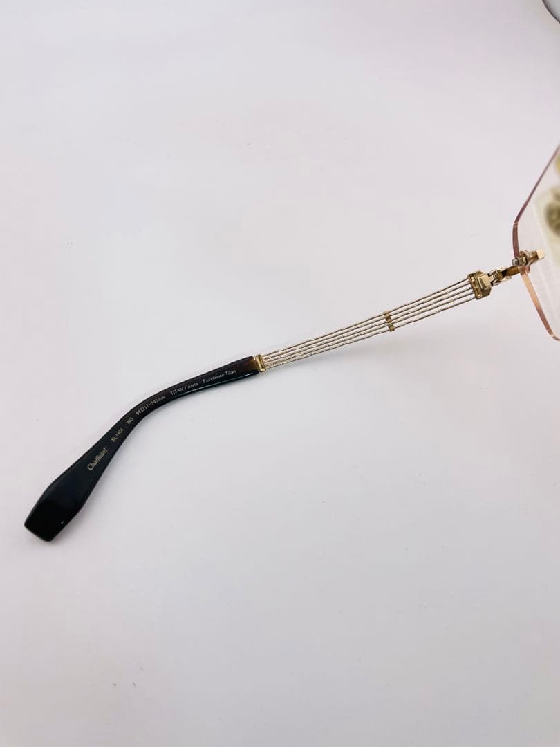 CHARMANT Line 日本製 ツーポイントメガネ 　チタン 最軽重 46