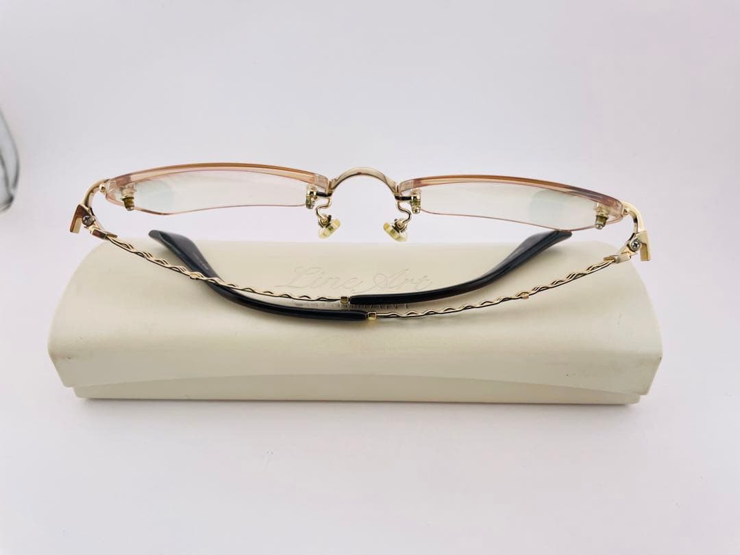 CHARMANT Line 日本製 ツーポイントメガネ 　チタン 最軽重 46