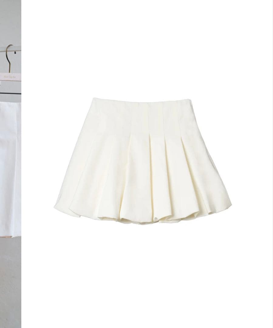 スカート herlipto Bubble Cotton Mini Skirt