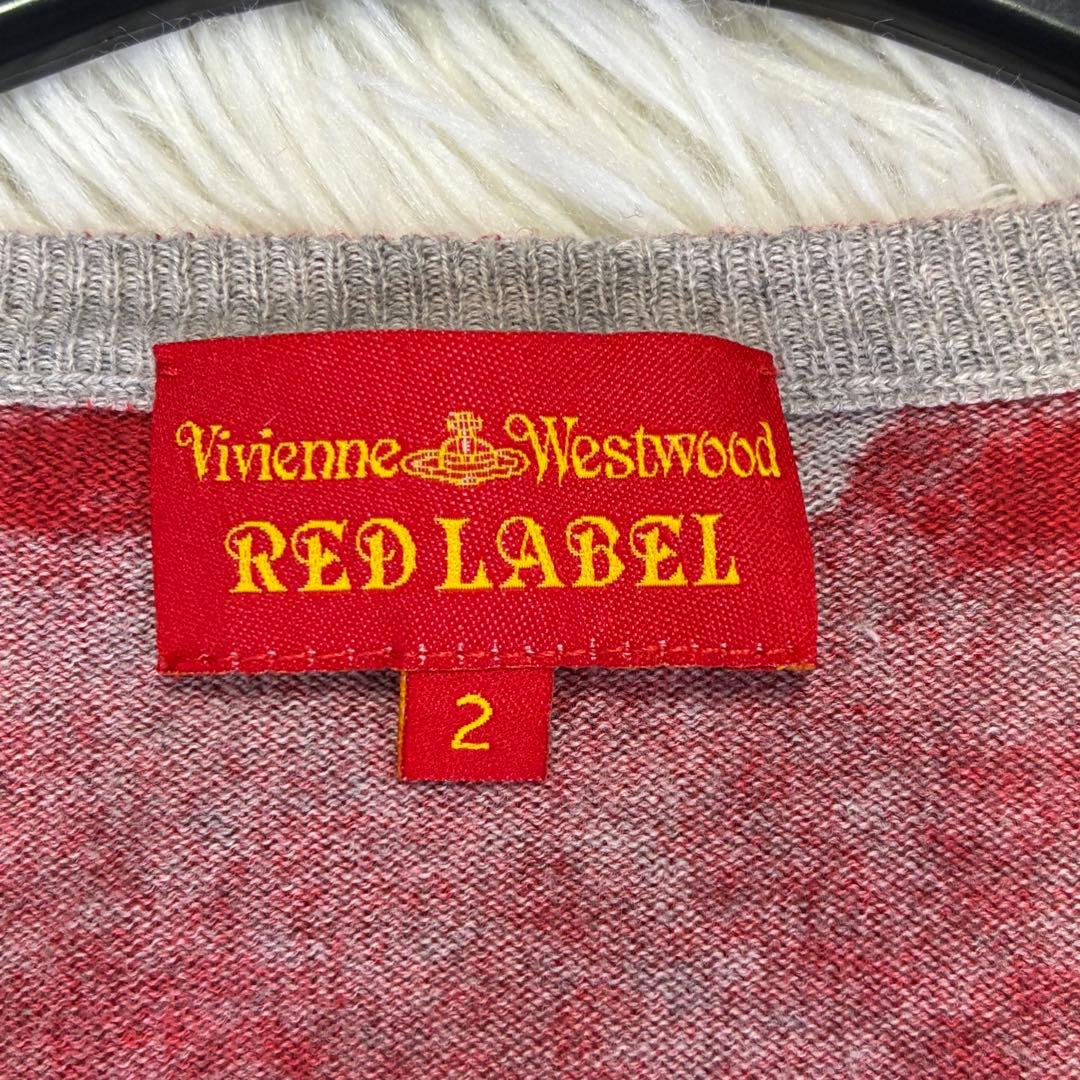 ヴィヴィアンウエストウッド カーディガン 総柄 オーブ ハート オーブ釦