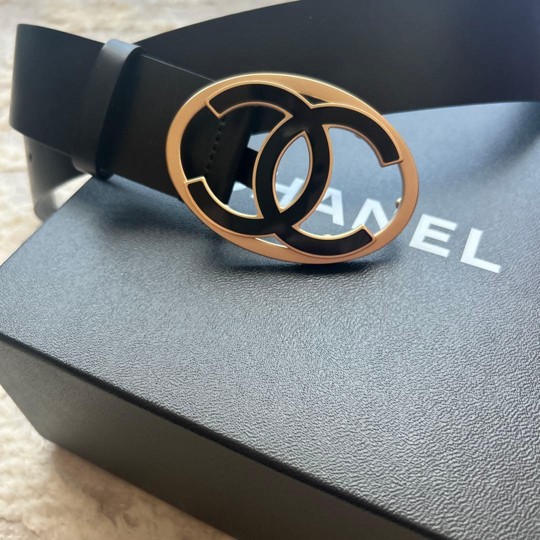 シャネル　ロゴ　ベルト