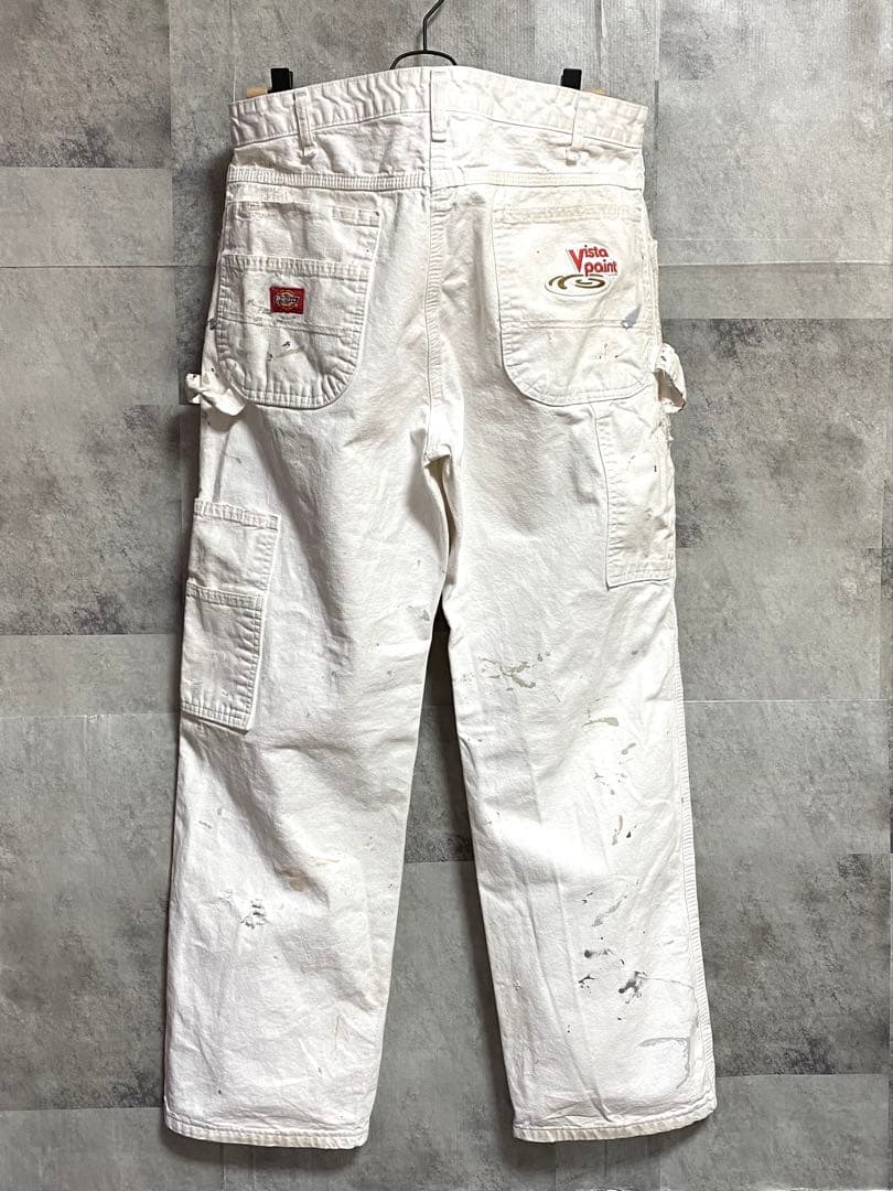 【雰囲気抜群】Dickies ディッキーズ リアルペインターパンツ ホワイト