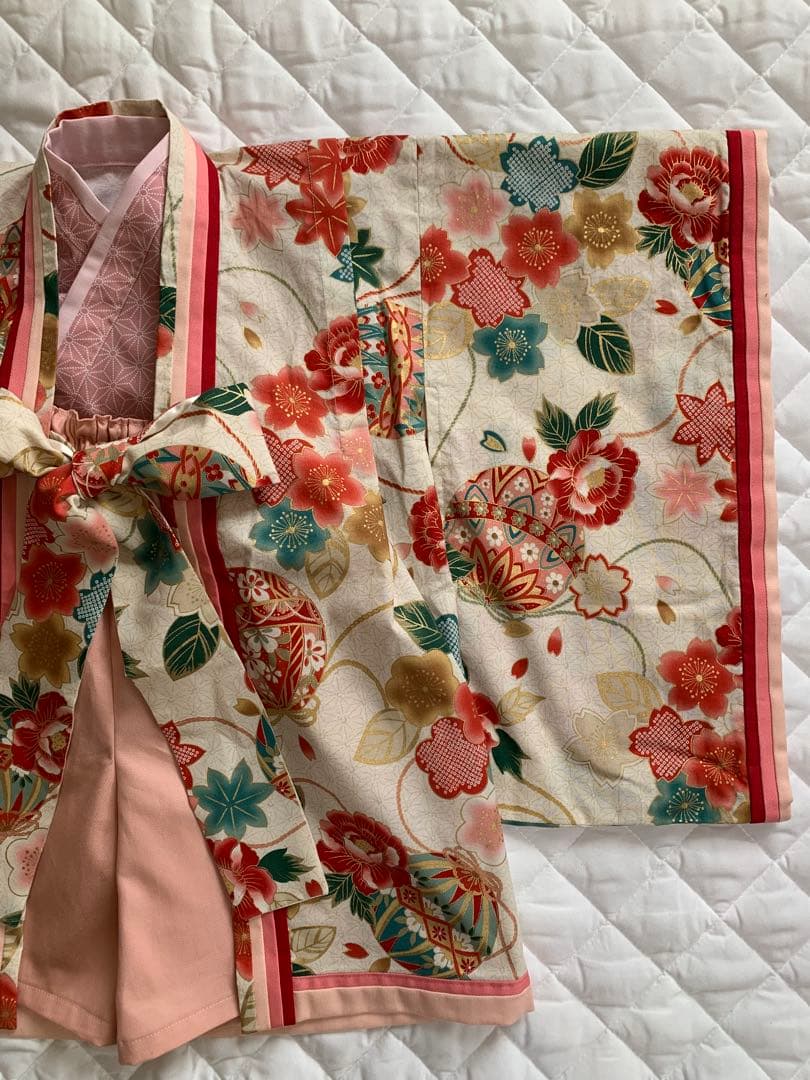 十二単風　ベビー着物　*初節句　*ひな祭り　*お食い初め