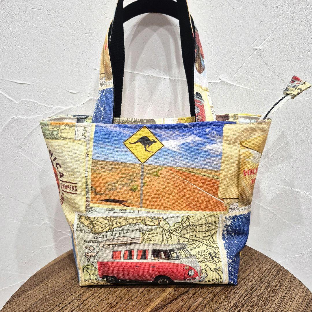 NO.225 Marimokunページ トートバッグ ワーゲンバス S3点