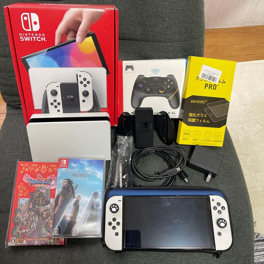 Nintendo Switch 有機ELモデル + ゲーム2本　付属品多数