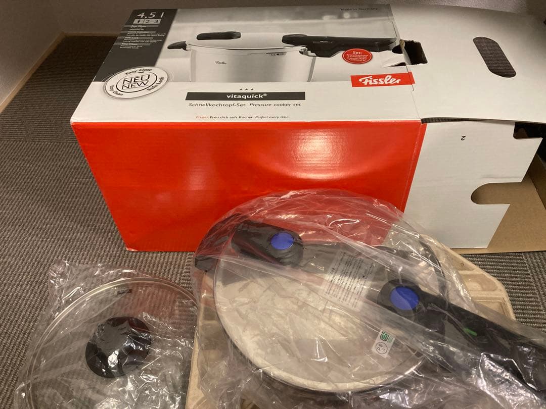 【一度使用】フィスラー圧力鍋4.5L ビタクイック