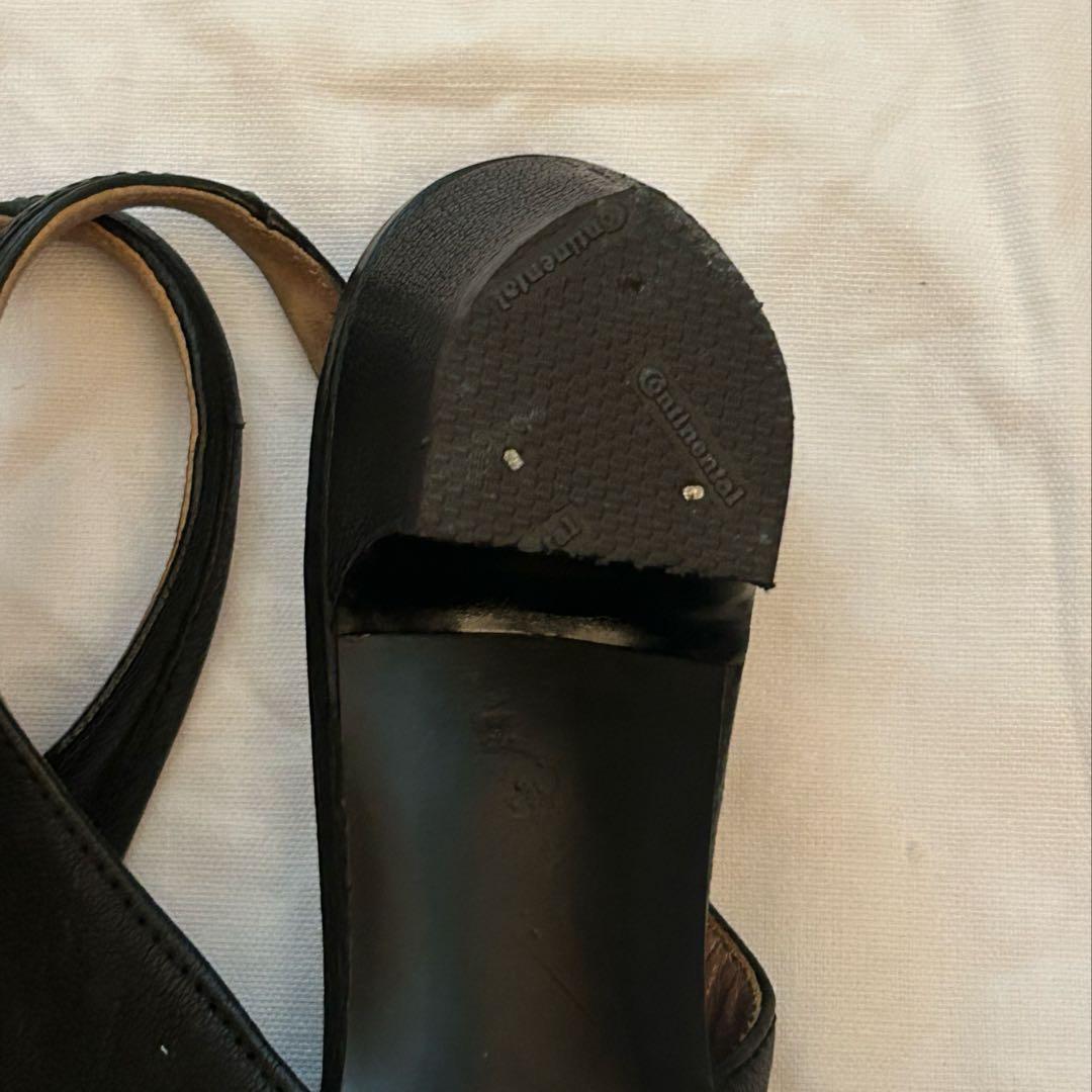 靴 miumiu archive vintage backflatshoes