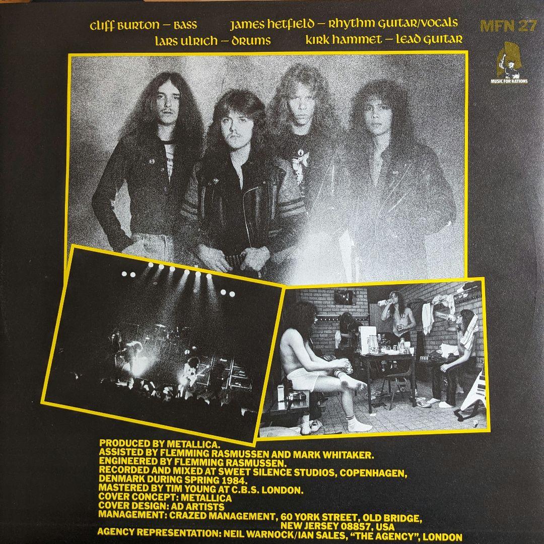 llica Ride The Lightning LPレコード