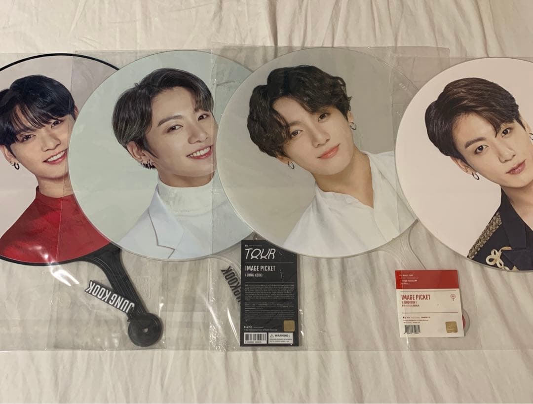 BTSJUNGKOOK公式団扇 ジョングク団扇 公式団扇BTS グク公式BTS