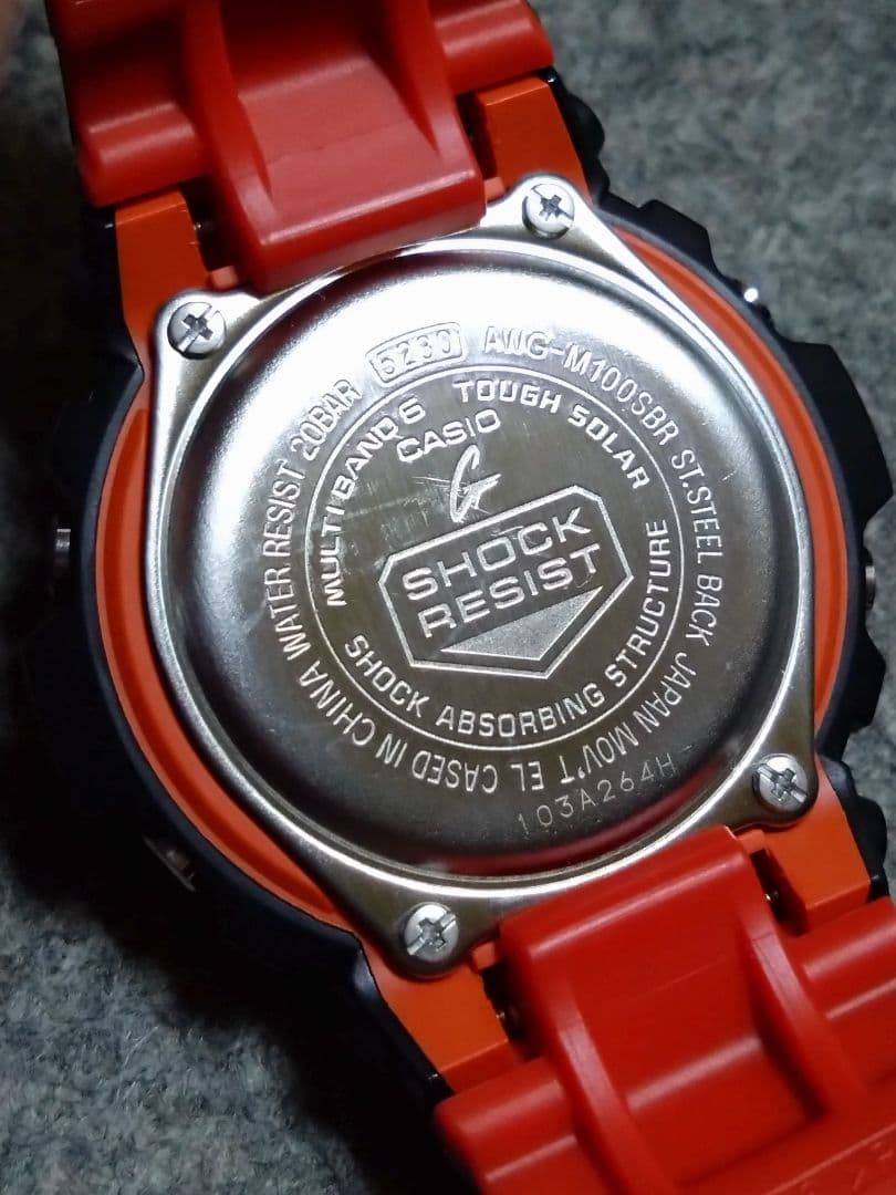 G-SHOCK(142) タフソーラー5230 AWG-M100SBR