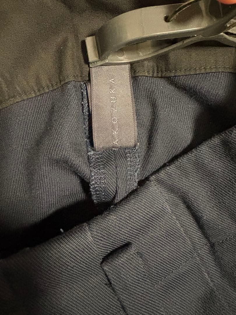 shinya kozuka シンヤコヅカ 別注バギーパンツ ネイビー XSサイズ