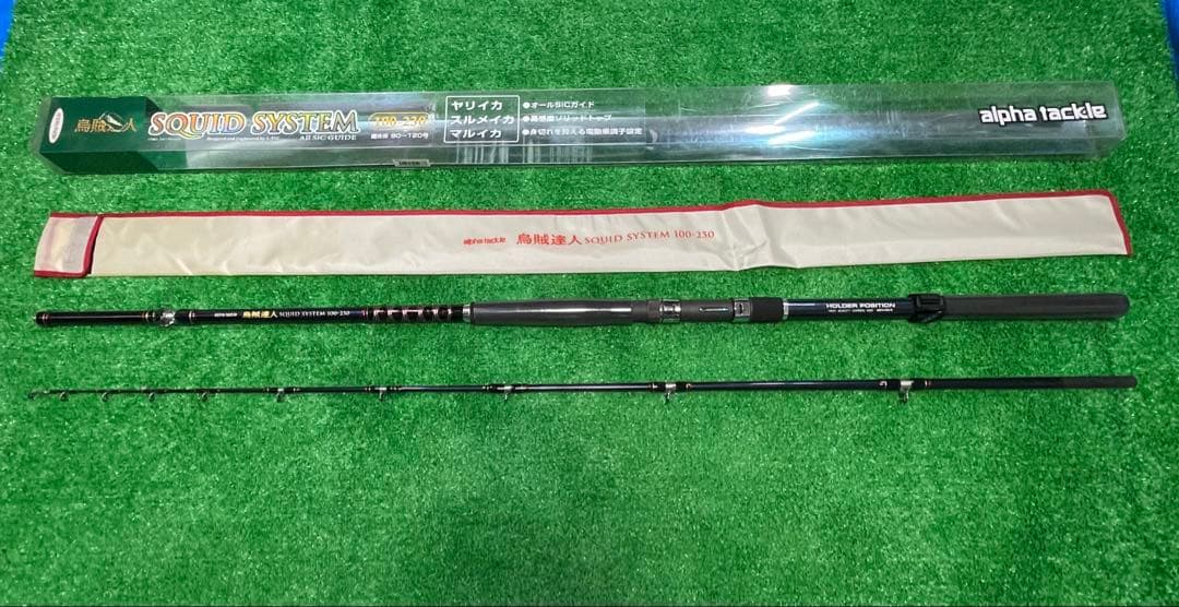 Alpha tackle烏賊達人100-230錘負荷80-120【新品・未使用】