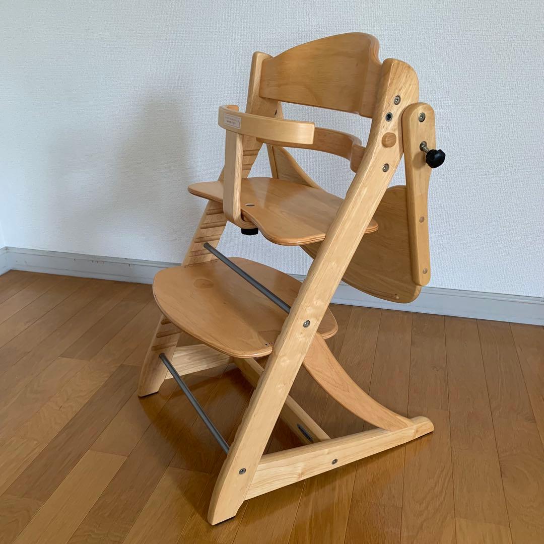 大和屋 すくすくチェアイーエヌテーブル&ガード付 ベビーチェア 送料込み