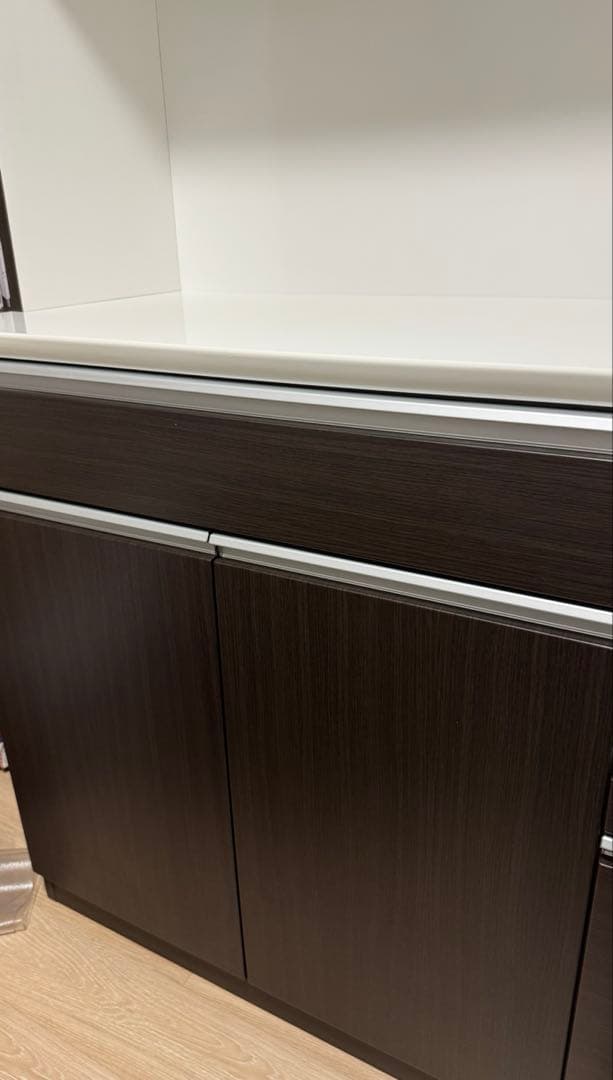 ニトリ　レジューム 120 キッチンカウンター・カップボード　食器棚