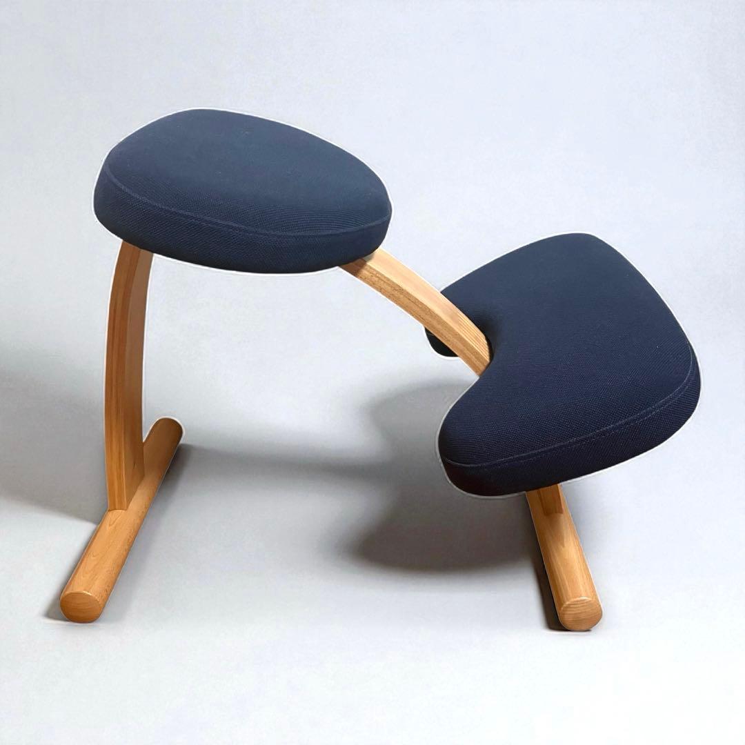 【美品】バランスイージー サカモトハウス ネイビー 姿勢矯正チェア