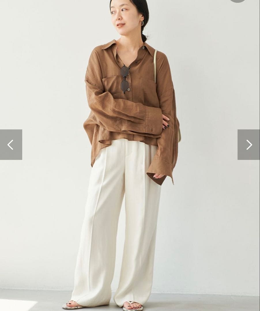 2025ss Plage RAMIE LYOCELL CROPPED シャツ