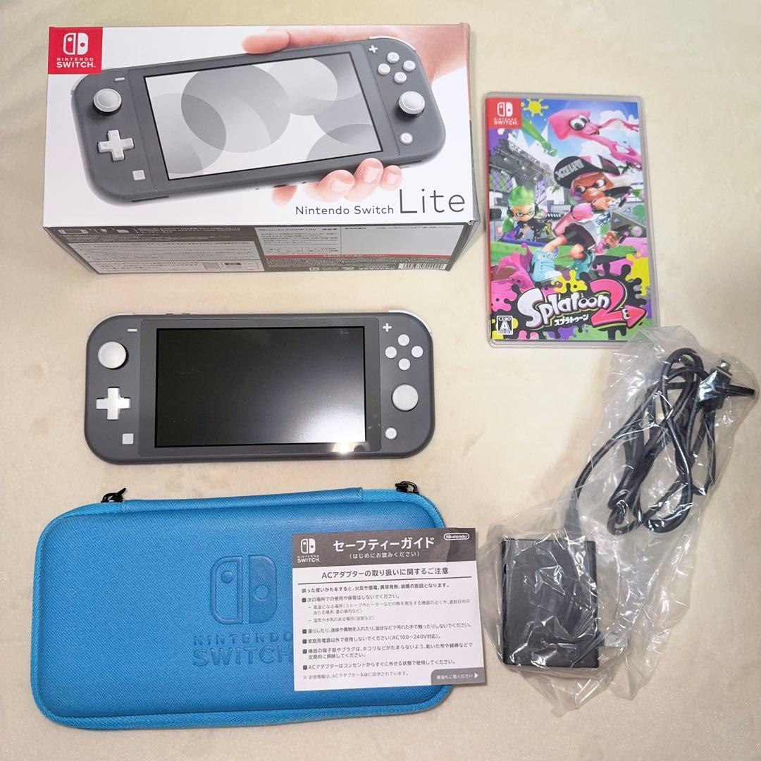 Nintendo Switch Lite 本体グレー＋Splatoon2