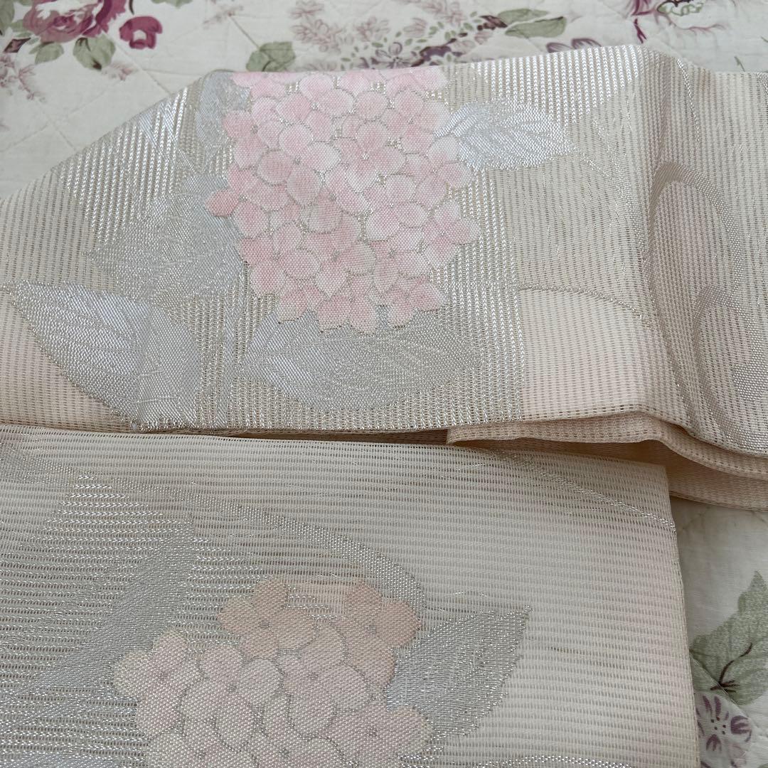 西陣織no.29 絽夏帯 京都名門 まいづる謹製 未使用 9寸名古屋帯